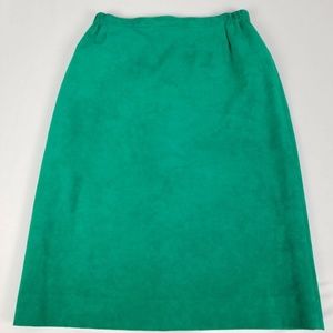 Lilli Ann Vtg Ultrasuede Pencil Skirt